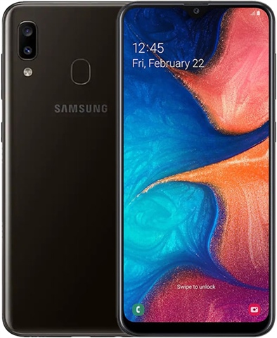 Samsung Galaxy A20 32GB Black, Unlocked C